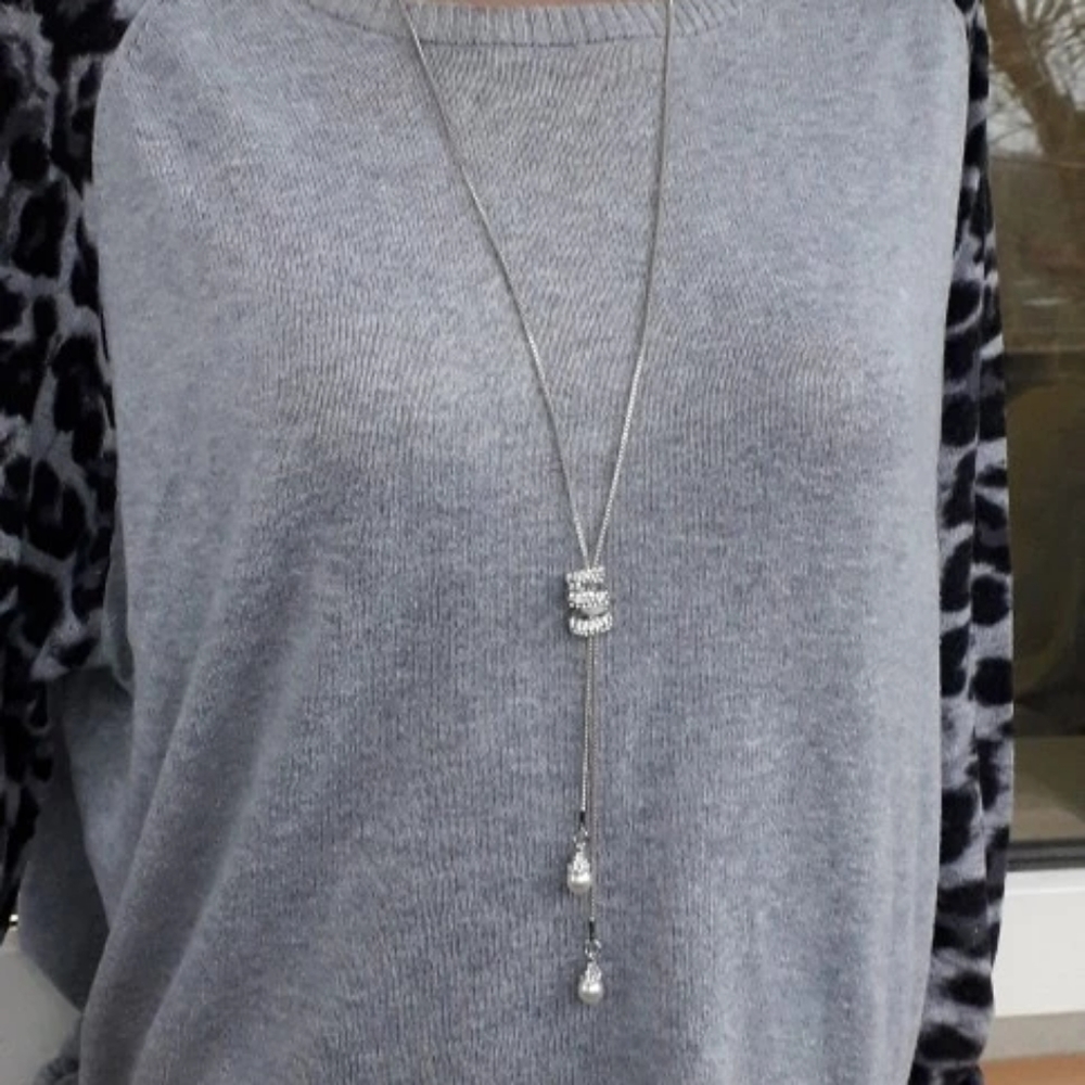 NEW.Long pendant necklace - Picture 3 of 3